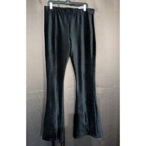 SO High Rise Black Luxe Flare Pull On Pants XL NWT